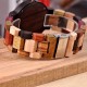 BOBO BIRD J-Q13 Unique Design Auto Date Display Wooden Watch Creative Quartz Watches