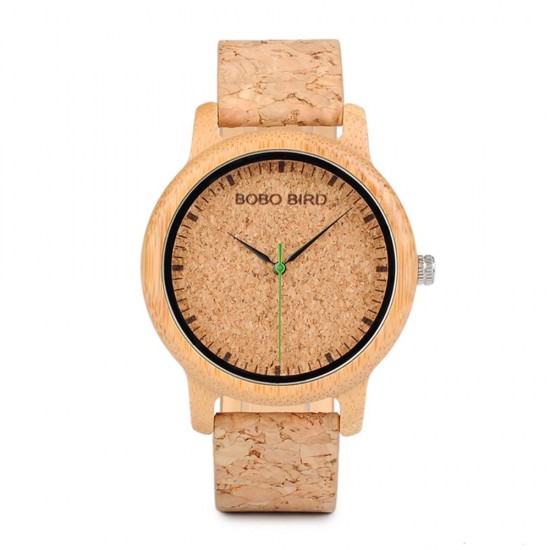 BOBO BIRD W*M11M12 Unique Design Watch Band Quartz Watches Lovers Bamboo Couple Watch