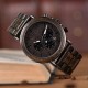 BOBO BIRD W*Q26-1 Creative Wooden Chronograph Quartz Watches Fashion Style Men Watch