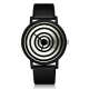 GAETY G417 Fashion Women Men Quartz Watch Creative Geometric Pattern Wrist Watch