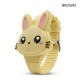 Deffrun Flip Cover Cartoon Student Kid Watch LED Display Cute Style Rubber Digital Watch Deffrun Flip Cover Cartoon Student Kid Watch LED Display Cute Style Rubber Digital Watch