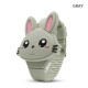 Deffrun Flip Cover Cartoon Student Kid Watch LED Display Cute Style Rubber Digital Watch Deffrun Flip Cover Cartoon Student Kid Watch LED Display Cute Style Rubber Digital Watch