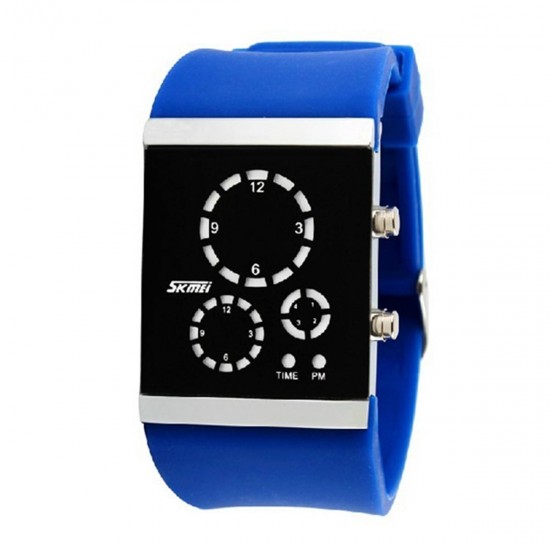 Fashion Men Women Unisex Digital LED Life Waterproof Sports Wrist Watch