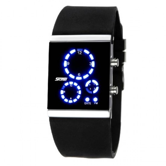 Fashion Men Women Unisex Digital LED Life Waterproof Sports Wrist Watch