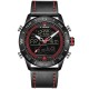 NAVIFORCE NF9144 Water Resistant LED Dual Display Watch Chronograph Digital Watch NAVIFORCE NF9144 Water Resistant LED Dual Display Watch Chronograph Digital Watch