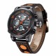 AMST AM3020 Waterproof Date Week Chime Alarm LED Men Student Military Outdoor Hiking Watch