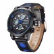 AMST AM3020 Waterproof Date Week Chime Alarm LED Men Student Military Outdoor Hiking Watch