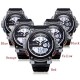 Alike AK1396 Sport Date Chronograph Alarm Black Men Wrist Watch