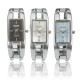 Fashion Women Lady Alloy Band Bracelet Bangle Rectangle Dial Quartz Wrist Watch Fashion Women Lady Alloy Band Bracelet Bangle Rectangle Dial Quartz Wrist Watch