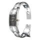 Fashion Women Lady Alloy Band Bracelet Bangle Rectangle Dial Quartz Wrist Watch Fashion Women Lady Alloy Band Bracelet Bangle Rectangle Dial Quartz Wrist Watch