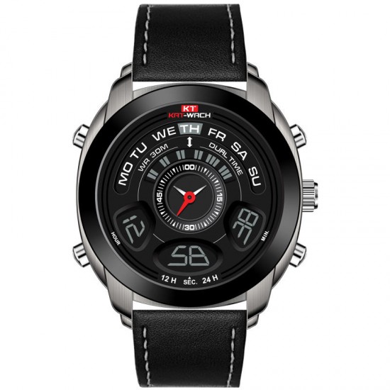 KAT-WACH KT713 Dual Display Digital Watch Fashion Men Chronograph Luminous Sport Watch KAT-WACH KT713 Dual Display Digital Watch Fashion Men Chronograph Luminous Sport Watch