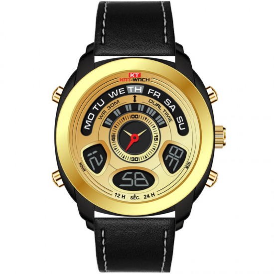 KAT-WACH KT713 Dual Display Digital Watch Fashion Men Chronograph Luminous Sport Watch KAT-WACH KT713 Dual Display Digital Watch Fashion Men Chronograph Luminous Sport Watch