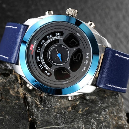 KAT-WACH KT713 Dual Display Digital Watch Fashion Men Chronograph Luminous Sport Watch KAT-WACH KT713 Dual Display Digital Watch Fashion Men Chronograph Luminous Sport Watch
