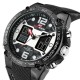 KAT-WACH KT717 Dual Display Digital Watch Cozy Silicone Strap Luminous Chronograph Men Sport Watch KAT-WACH KT717 Dual Display Digital Watch Cozy Silicone Strap Luminous Chronograph Men Sport Watch