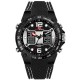 KAT-WACH KT717 Dual Display Digital Watch Cozy Silicone Strap Luminous Chronograph Men Sport Watch