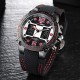 KAT-WACH KT717 Dual Display Digital Watch Cozy Silicone Strap Luminous Chronograph Men Sport Watch KAT-WACH KT717 Dual Display Digital Watch Cozy Silicone Strap Luminous Chronograph Men Sport Watch