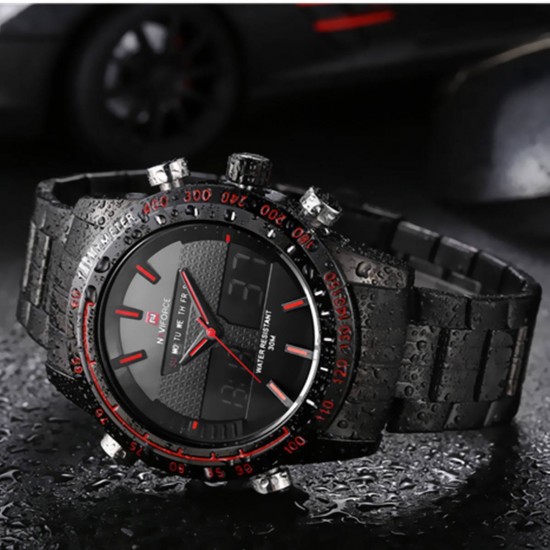 NAVIFORCE 9024 Men's Waterproof Date Analog Display Sport Quartz Wrist Business Watch NAVIFORCE 9024 Men's Waterproof Date Analog Display Sport Quartz Wrist Business Watch