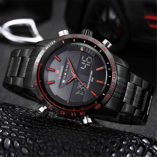 NAVIFORCE 9024 Men's Waterproof Date Analog Display Sport Quartz Wrist Business Watch NAVIFORCE 9024 Men's Waterproof Date Analog Display Sport Quartz Wrist Business Watch