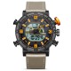 SINOBI 9733 Men Dual Display Digital Watch Fashion Sport Chronograph Alarm Luminous Display Watch