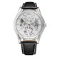 A3 Genuine Leather Strap Automatic Mechanical Watch Fashionable Transparent Case Men Watch