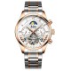 BIDEN BD8509 Moon Phase Automatic Mechanical Watch Multifunction Waterproof Men Watch