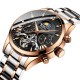 BIDEN BD8509 Moon Phase Automatic Mechanical Watch Multifunction Waterproof Men Watch