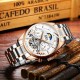 BIDEN BD8509 Moon Phase Automatic Mechanical Watch Multifunction Waterproof Men Watch