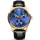 CARNIVAL C19 Multifunction Automatic Mechanical Watch Calendar Genuine Leather Strap Men Watch