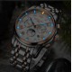 CARNIVAL C8799 Luminous Display Moon Phase Automatic Mechanical Watch Full Steel Waterproof Men Watch