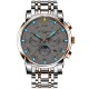 CARNIVAL C8799 Luminous Display Moon Phase Automatic Mechanical Watch Full Steel Waterproof Men Watch