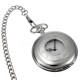 Antique Style Stainless Steel Silver Tone Quartz Pocket Watch Chain Antique Style Stainless Steel Silver Tone Quartz Pocket Watch Chain