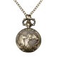 DEFFRUN Bronze 3 Horse Engrave Quartz Pocket Watch Necklace DEFFRUN Bronze 3 Horse Engrave Quartz Pocket Watch Necklace