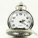 DEFFRUN Creative Rose Skull head Silver Quartz Pocket Watch Antique Pendant DEFFRUN Creative Rose Skull head Silver Quartz Pocket Watch Antique Pendant