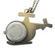 DEFFRUN Fashion Helicopter Bronze Quartz Pocket Watch Retro Creative Pendant Necklace DEFFRUN Fashion Helicopter Bronze Quartz Pocket Watch Retro Creative Pendant Necklace