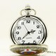 DEFFRUN Fashion Soviet Sickle Hammer Silver Quartz Pocket Watch Pendant Necklace DEFFRUN Fashion Soviet Sickle Hammer Silver Quartz Pocket Watch Pendant Necklace