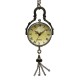 DEFFRUN Vintage Big Bells Roman Number Chain Retro Pocket Watch DEFFRUN Vintage Big Bells Roman Number Chain Retro Pocket Watch