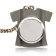 DEFFRUN Vintage Bronze Lovely T-shirt Design Necklace Pocket Watch