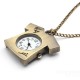 DEFFRUN Vintage Bronze Lovely T-shirt Design Necklace Pocket Watch DEFFRUN Vintage Bronze Lovely T-shirt Design Necklace Pocket Watch