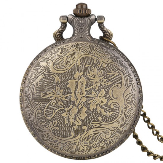 Deffrun 3D Wolves Sculpture Pocket Watch Slim Dial Case Unique Style Gift Quartz Watches Deffrun 3D Wolves Sculpture Pocket Watch Slim Dial Case Unique Style Gift Quartz Watches