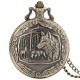 Deffrun 3D Wolves Sculpture Pocket Watch Slim Dial Case Unique Style Gift Quartz Watches Deffrun 3D Wolves Sculpture Pocket Watch Slim Dial Case Unique Style Gift Quartz Watches