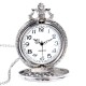 Deffrun Vintage Style Silver Case Unisex Watch 3D Design Cover Pocket Watches Deffrun Vintage Style Silver Case Unisex Watch 3D Design Cover Pocket Watches