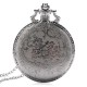 Deffrun Vintage Style Silver Case Unisex Watch 3D Design Cover Pocket Watches Deffrun Vintage Style Silver Case Unisex Watch 3D Design Cover Pocket Watches