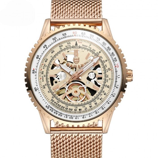BAGARI 1680 Milan Steel Strap Quartz Watches Business Style Men Wrist Watch BAGARI 1680 Milan Steel Strap Quartz Watches Business Style Men Wrist Watch