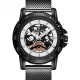 BAGARI 1688 Casual Style Mechanical Appearance Quartz Watches Mesh Steel Men Wrist Watch BAGARI 1688 Casual Style Mechanical Appearance Quartz Watches Mesh Steel Men Wrist Watch
