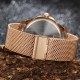 BAGARI 1688 Casual Style Mechanical Appearance Quartz Watches Mesh Steel Men Wrist Watch BAGARI 1688 Casual Style Mechanical Appearance Quartz Watches Mesh Steel Men Wrist Watch