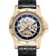 BAGARI 1688 Waterproof Leather Strap Quartz Watch Mechanical Appearance Sport Watch