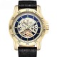 BAGARI 1688 Waterproof Leather Strap Quartz Watch Mechanical Appearance Sport Watch