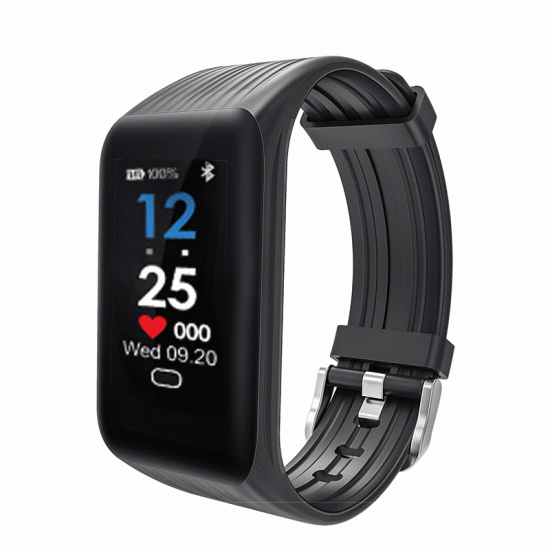 DC28 PLUS 0.96'' TFT Color Display IP67 Bluetooth Watch Heart Rate Blood Pressure Smart Watch