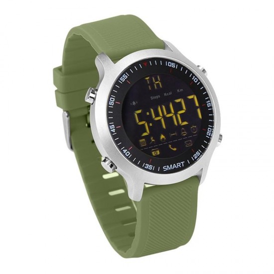 EX18 SMS Reminder Pedometer Chronograph Multifunction Luminous IP67 Fashion Sport Bluetooth Watch