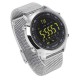 EX18 SMS Reminder Pedometer Chronograph Multifunction Luminous IP67 Fashion Sport Bluetooth Watch